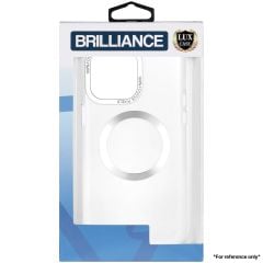 Brilliance LUX for Samsung S24 ultra Hardware CD pattern transparent color case White