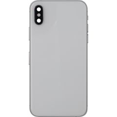 iPhone XS Back Housing w/ Small Parts White NO LOGO