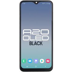 Samsung A20 2019 LCD with Touch Black (Refurbished)