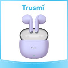 TRUSMI Semi-In-Ear Wireless Headphones Purple
