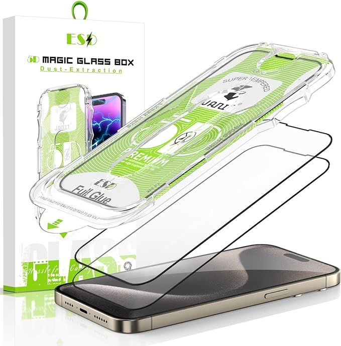 AlignMaster Protector Kit For iPhone 13 Pro Max / 14 Plus Premium Tempered Glass in Retail Packaging