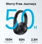 TRUSMI ANC Wireless Bluetooth Headphones Black