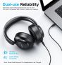 TRUSMI ANC Wireless Bluetooth Headphones Black