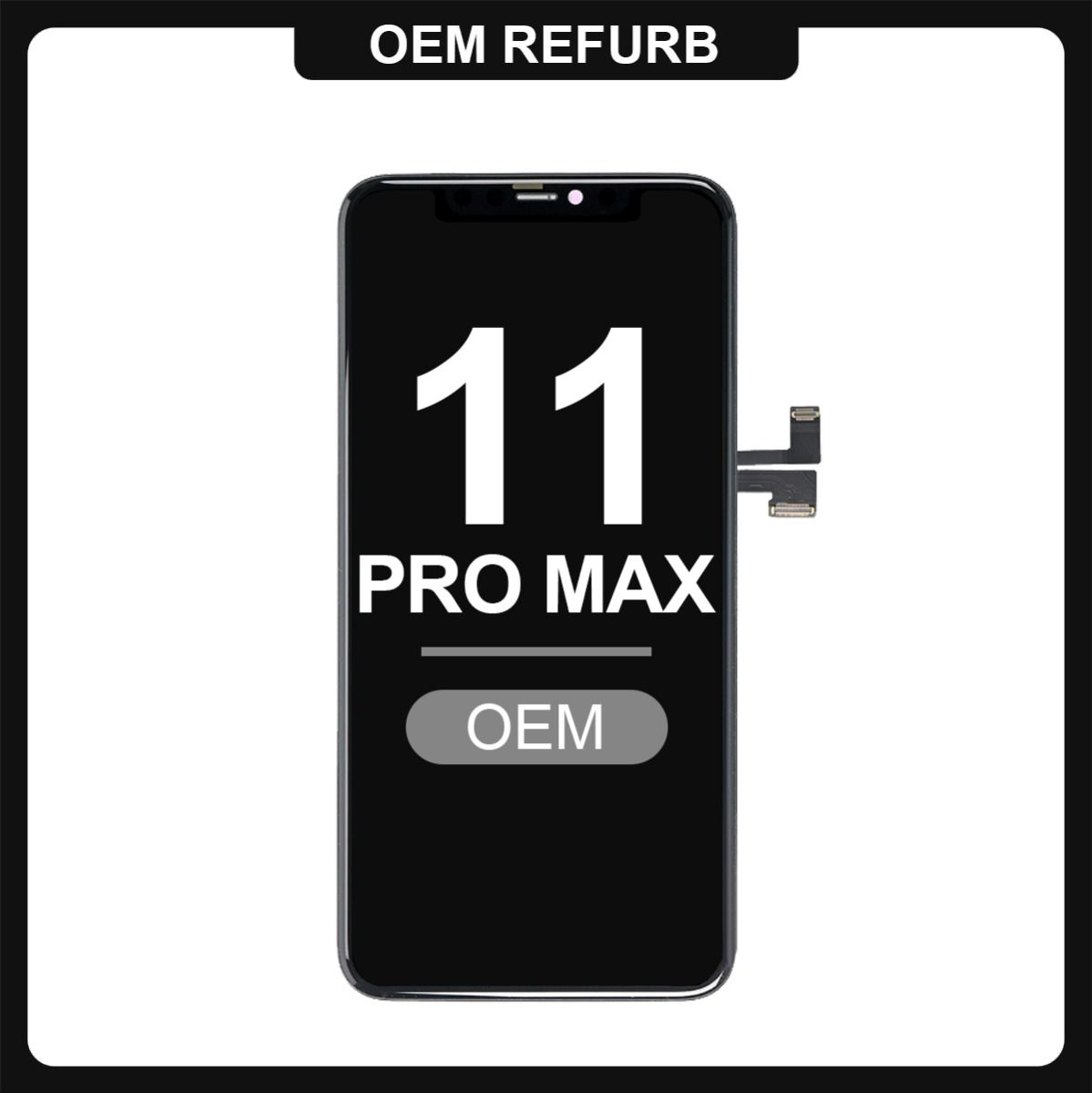 iPhone 11 Pro Max LCD with Touch Black (OEM Refurbished)