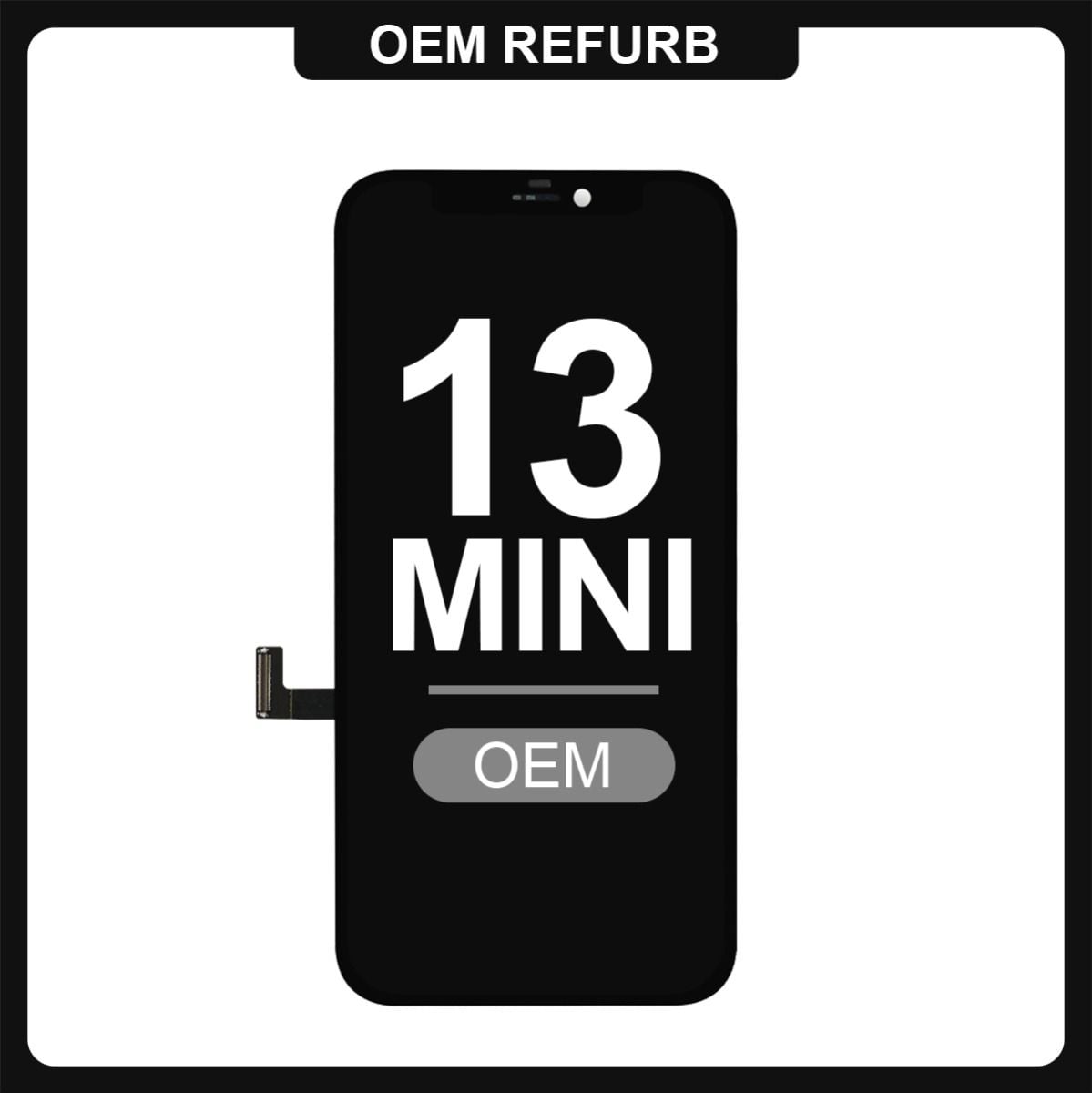 iPhone 13 Mini LCD with Touch Black (OEM Refurbished)