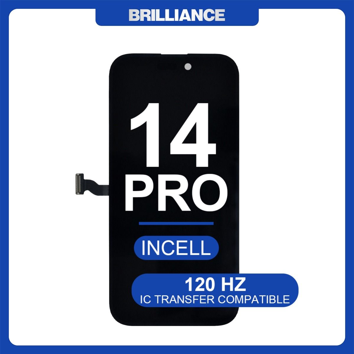 Brilliance iPhone 14 Pro LCD with Touch Incell Black (R-IC) (120 HZ)