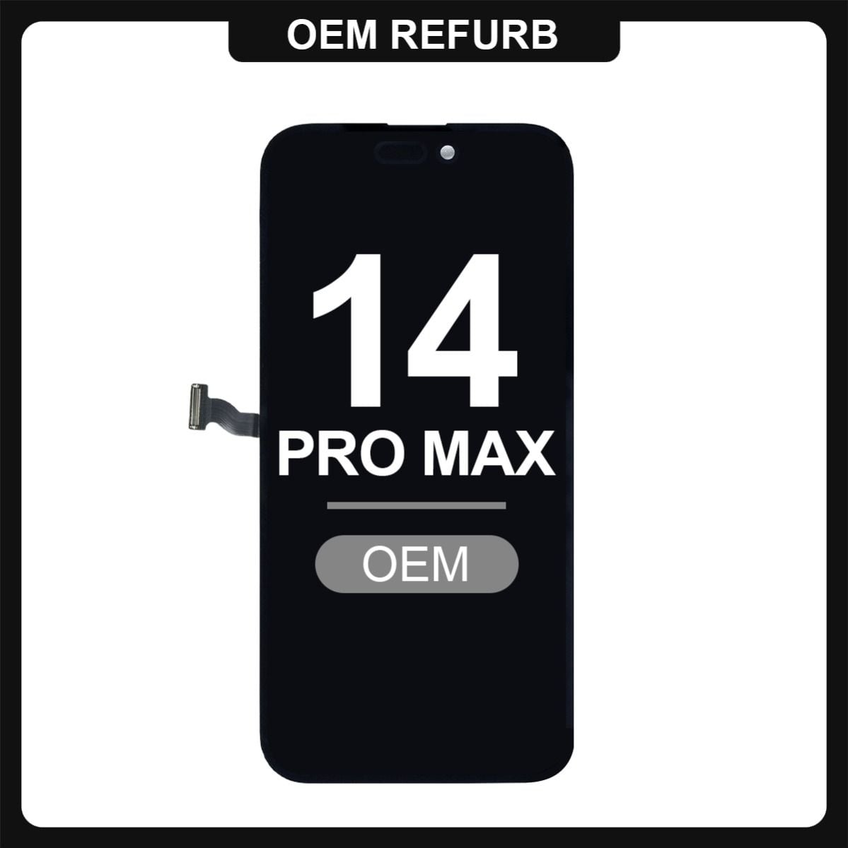 iPhone 14 Pro Max LCD With Touch Black (OEM Refurbished)