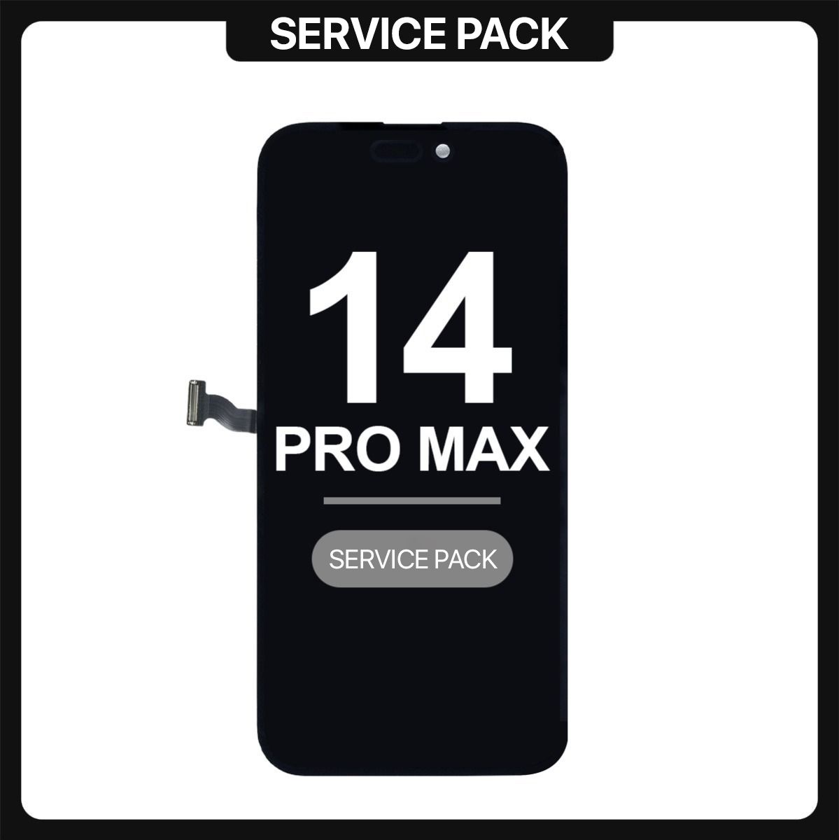 iPhone 14 Pro Max LCD with Touch Black SERVICE PACK