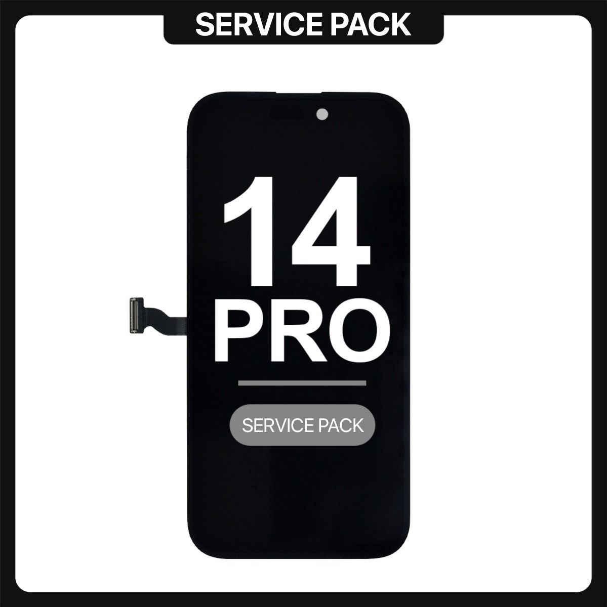 iPhone 14 Pro LCD with Touch Black SERVICE PACK