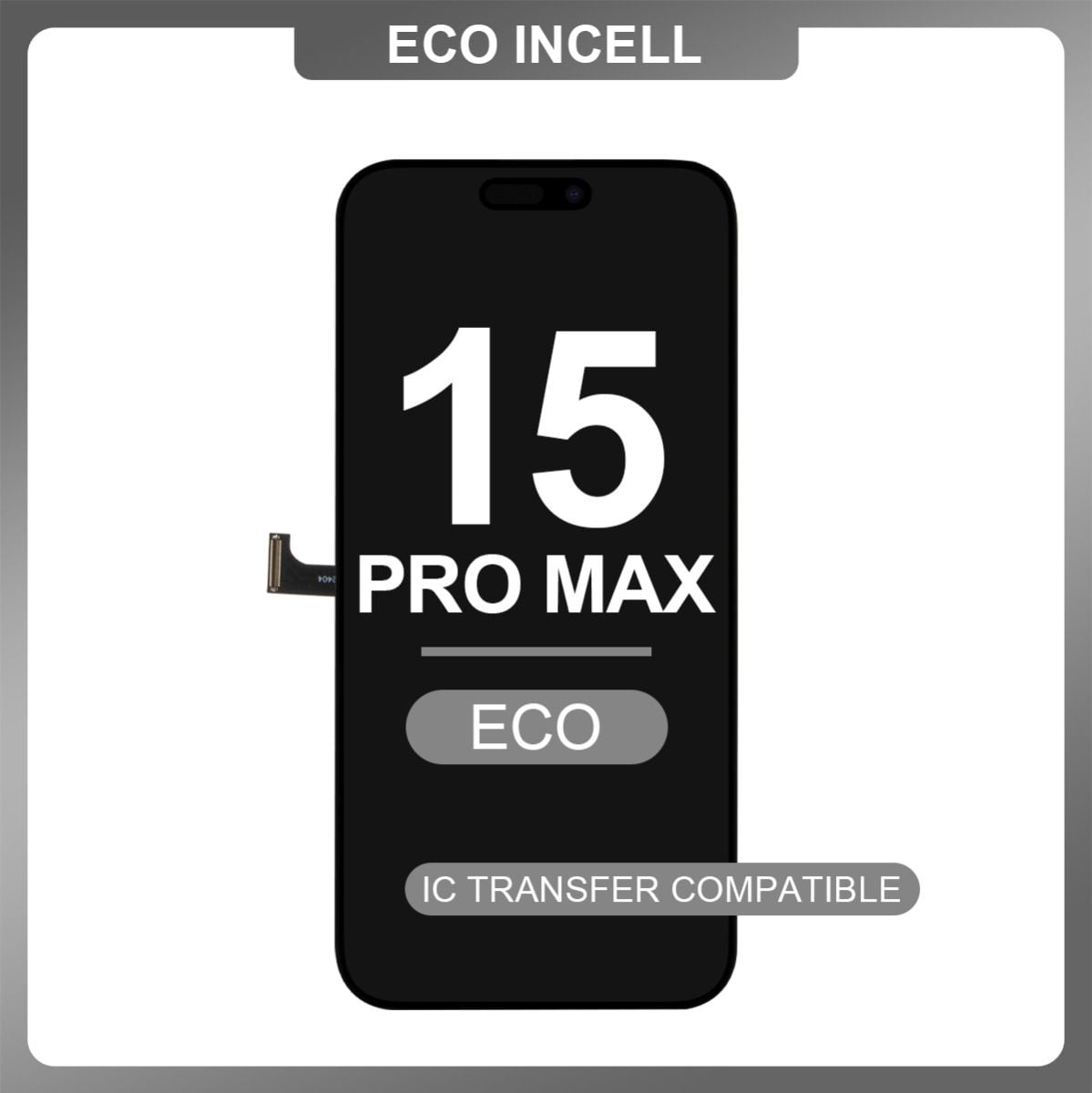 ECO HD iPhone 15 Pro Max LCD with Touch Incell Black