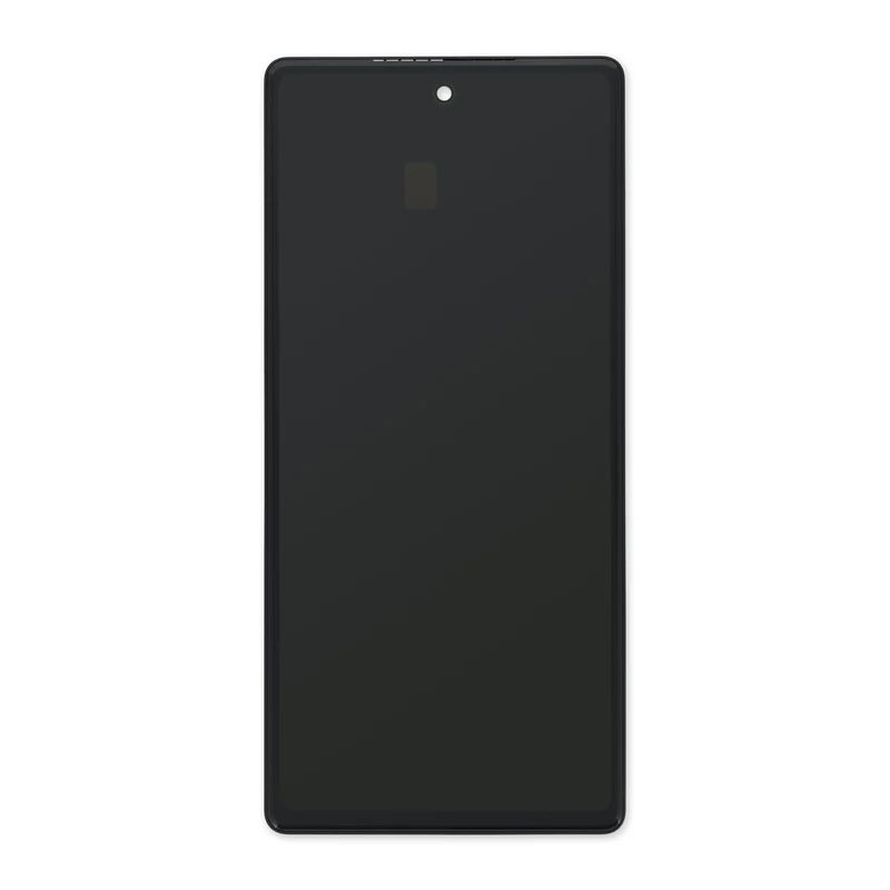 Google Pixel 6a LCD With Touch + Frame Black - Genuine